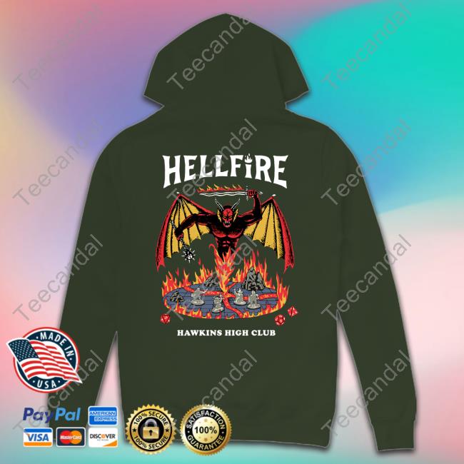 Hellfire Hawkins High Club Hoodie Hellfire Hawkins High Club Hoodie