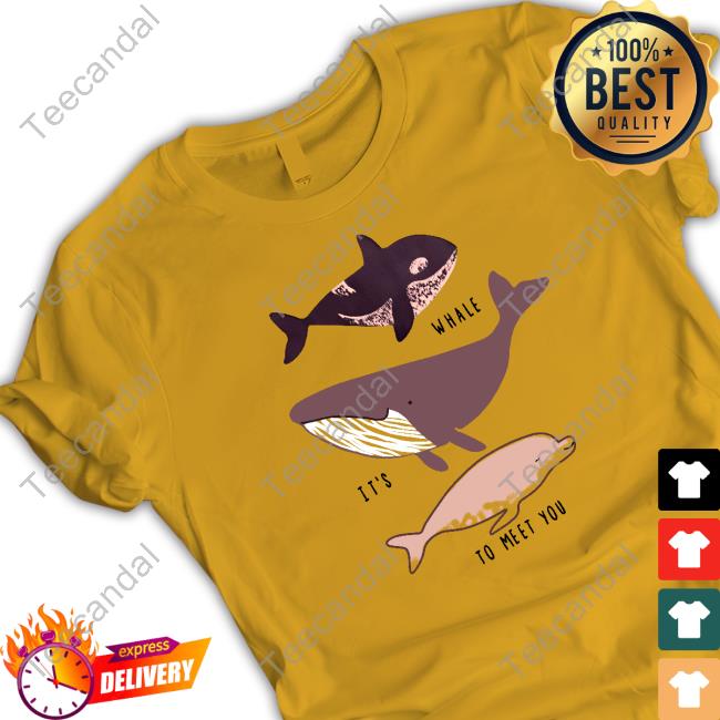 Engrish Whale It's To Meet You T Shirt