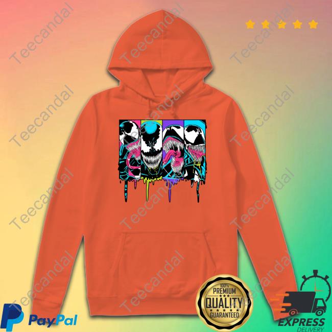 Marvel Comics Neon Venom Bombard Hoodied Sweatshirt Big Time Bin