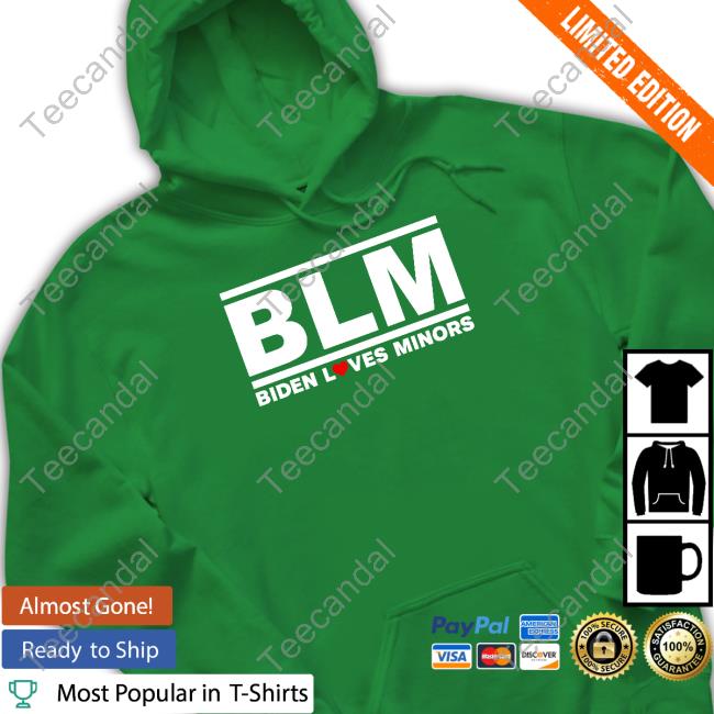 Blm Biden Loves Minors Tee Blm Biden Loves Minors Tee
