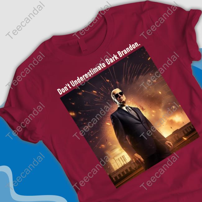 Don't Underestimate Dark Brandon Hooded Sweatshirt Don't Underestimate Dark Brandon Hooded Sweatshirt