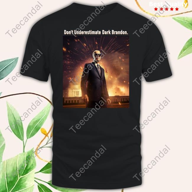 Don't Underestimate Dark Brandon Hooded Sweatshirt Don't Underestimate Dark Brandon Hooded Sweatshirt