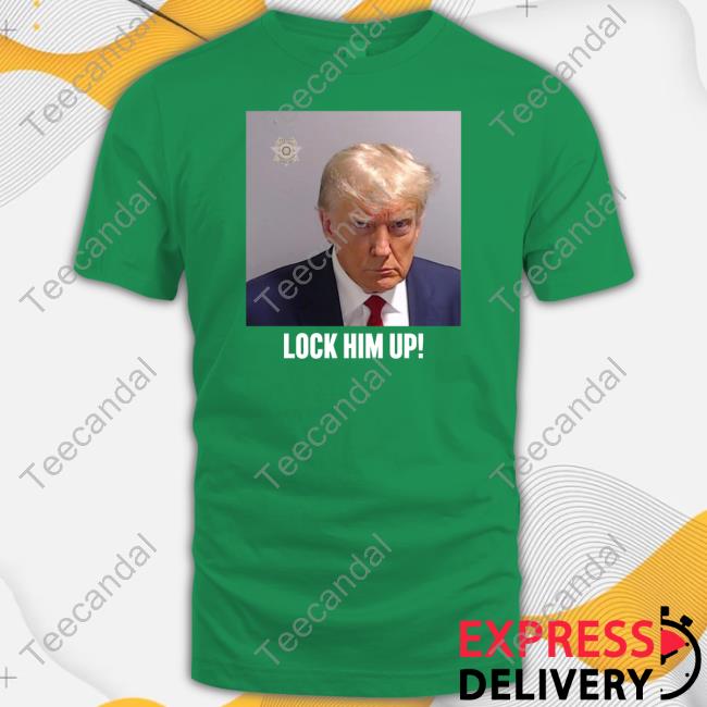 Jon Cooper Trump Mugshot Lock Him Up T Shirt Jon Cooper Trump Mugshot Lock Him Up T Shirt