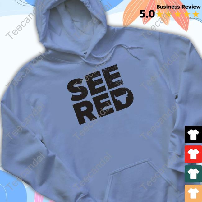 Chicago Bulls See Red Spine Hit Tee Shirt Chicago Bulls See Red Spine Hit Tee Shirt