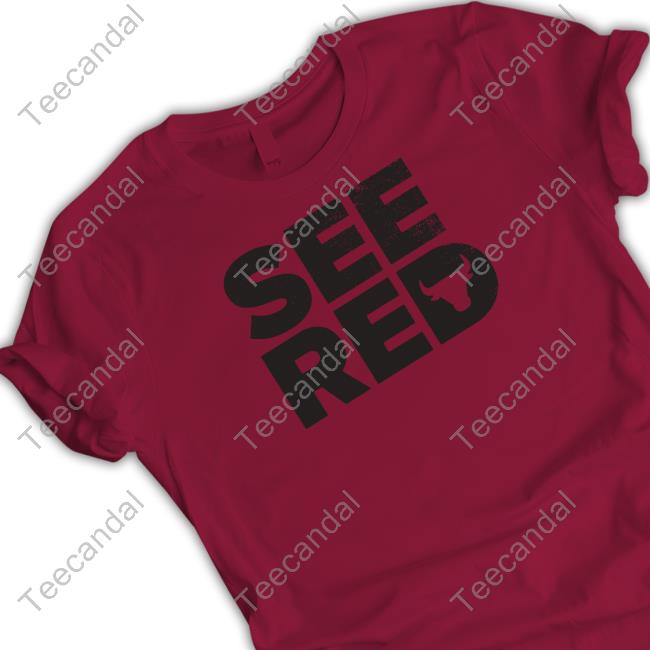 Chicago Bulls See Red Spine Hit Tee Shirt Chicago Bulls See Red Spine Hit Tee Shirt