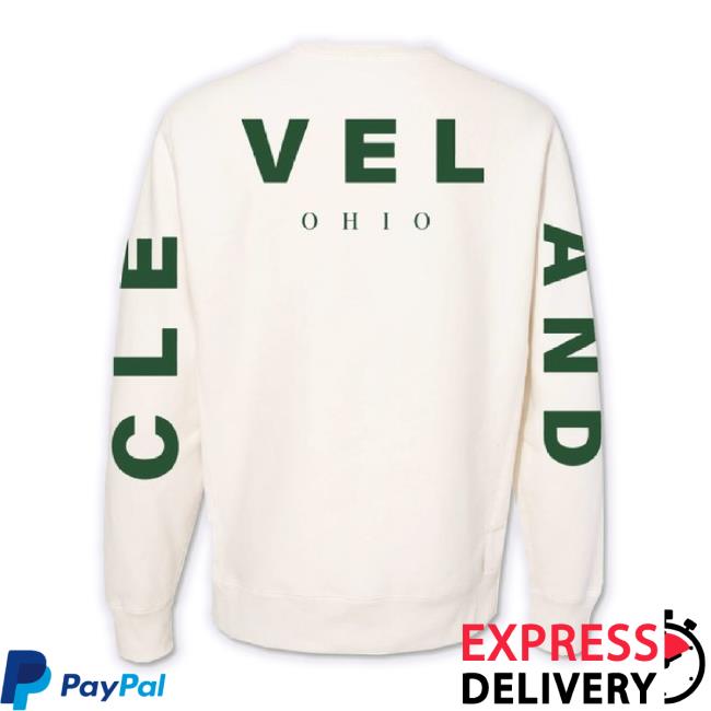 Original Emily Roggenburk Merch Store Return To Cleveland Puff Hoodie Sweatshirt - Ivory/Forest Green Emilyroggenburk Shop Original Emily Roggenburk Merch Store Return To Cleveland Puff Hoodie Sweatshirt - Ivory/Forest Green Emilyroggenburk Shop