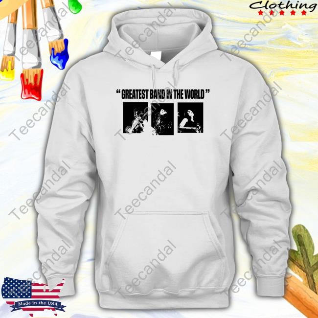 Official Whereismuna Store Greatest Band In The World Tee Official Whereismuna Store Greatest Band In The World Tee