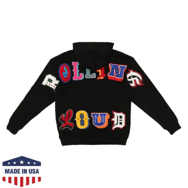 Trending Rolling Loud Merch Store Big Chenille Zip-Up Tee Black Shoprollingloud Shop Trending Rolling Loud Merch Store Big Chenille Zip-Up Tee Black Shoprollingloud Shop