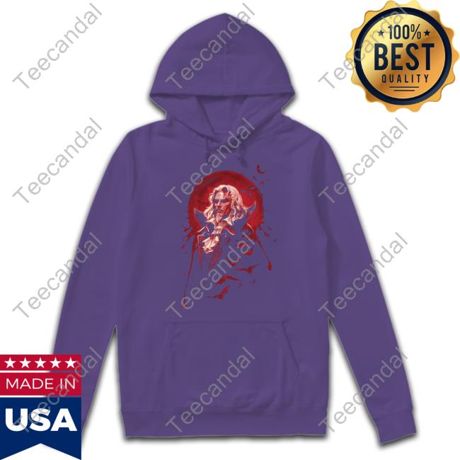Konami Castlevania Crimson Eclipse Hoodie Konami Castlevania Crimson Eclipse Hoodie