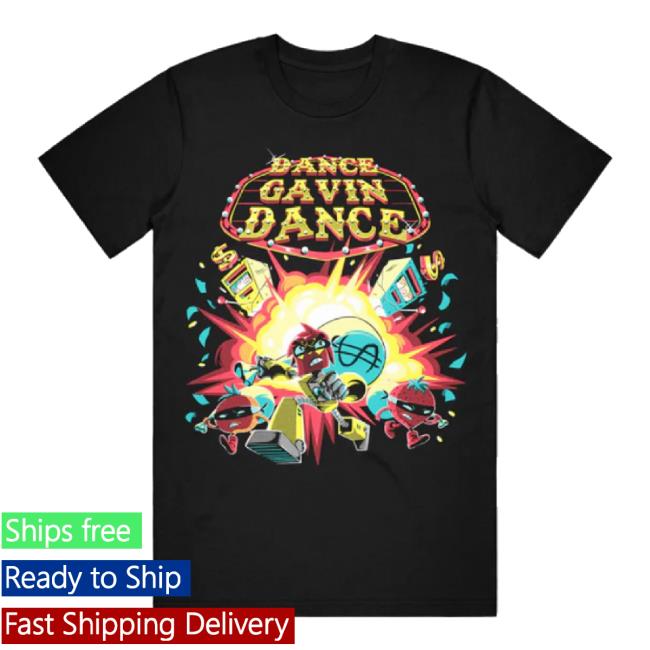 Official Casino Heist Black - T-Shirt Dance Gavin Dance Band Shop Official Casino Heist Black - T-Shirt Dance Gavin Dance Band Shop
