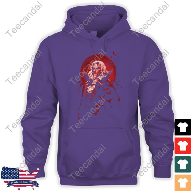 Konami Castlevania Crimson Eclipse Hoodie Konami Castlevania Crimson Eclipse Hoodie