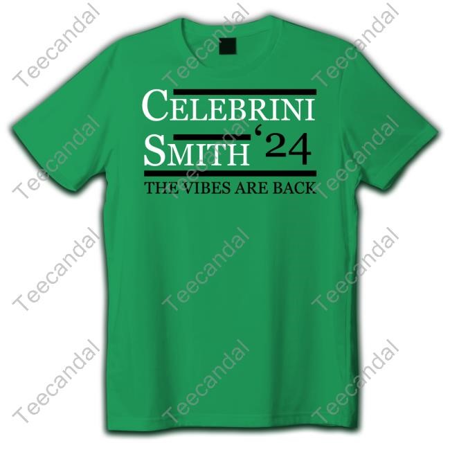 Celebrini Smith '24 The Vibes Are Back Hoodie Celebrini Smith '24 The Vibes Are Back Hoodie