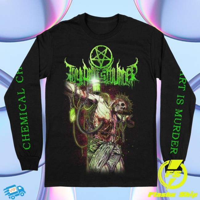 Official Indiemerchstore Merch Thy Art Is Murder Chemical Christ Longsleeve Shirt Official Indiemerchstore Merch Thy Art Is Murder Chemical Christ Longsleeve Shirt