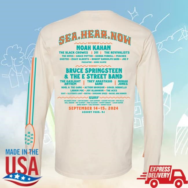 Seahearnow Festival Merch Tillie Stripes Lineup Hoodie Seahearnow Festival Merch Tillie Stripes Lineup Hoodie