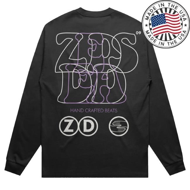 Zeds Dead Hand Crafted Faded Black Heavyweight Oversized Shirts Zeds Dead Hand Crafted Faded Black Heavyweight Oversized Shirts