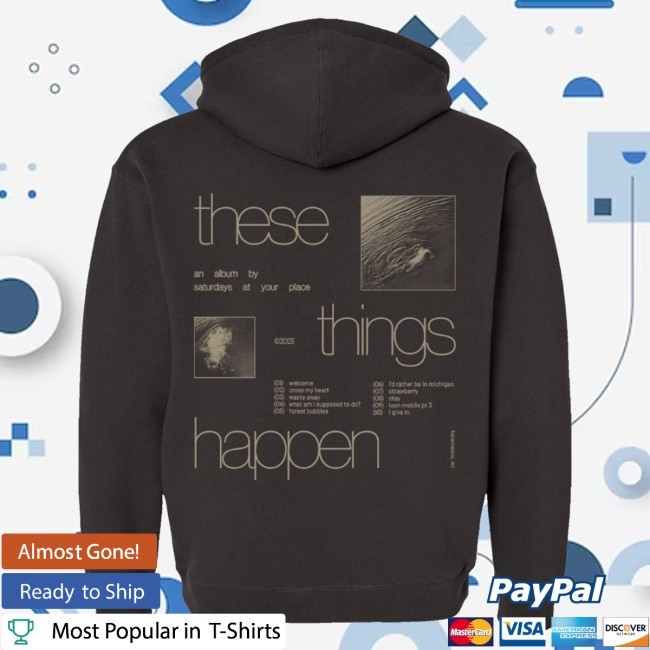 These Things Happen Crewneck Sweatshirt - Teecandal