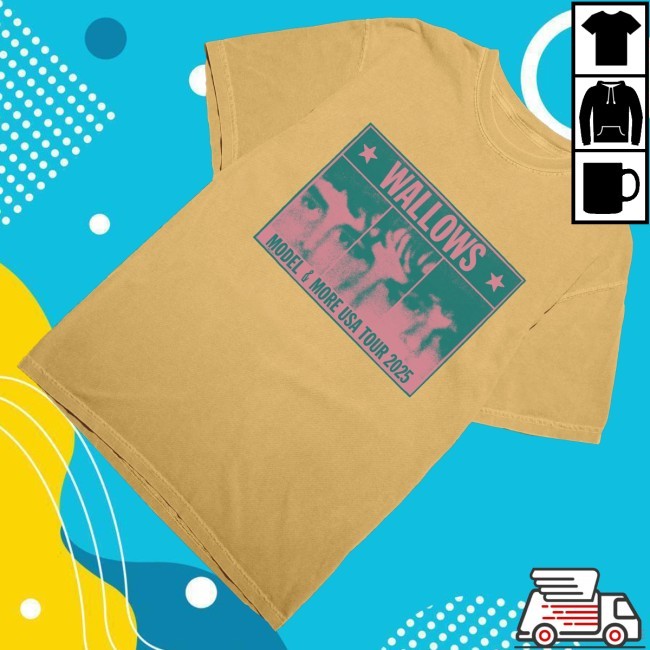 Official Wallows Merch Colorblock Faces Sweatshirt - Teecandal