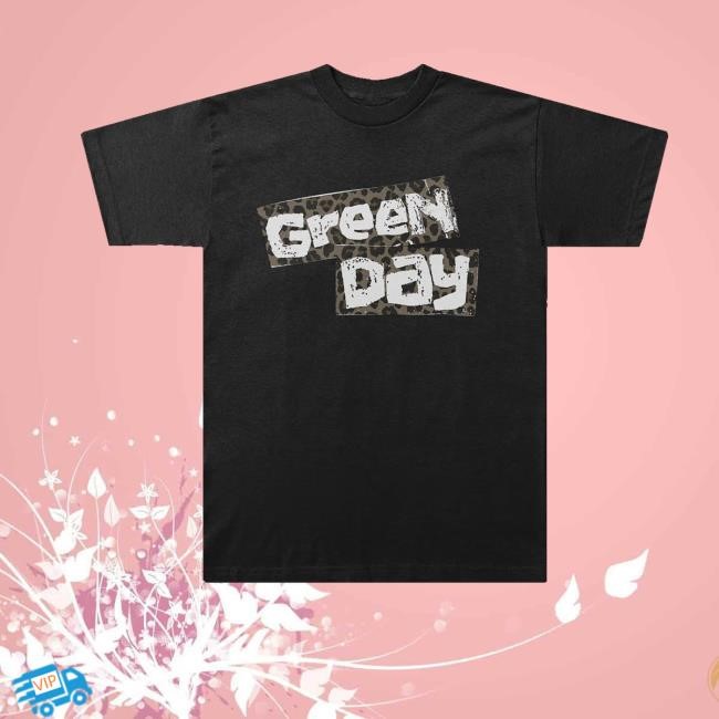 Greenday Merch Cheetah Logo Hoodie Sweatshirt - Teecandal