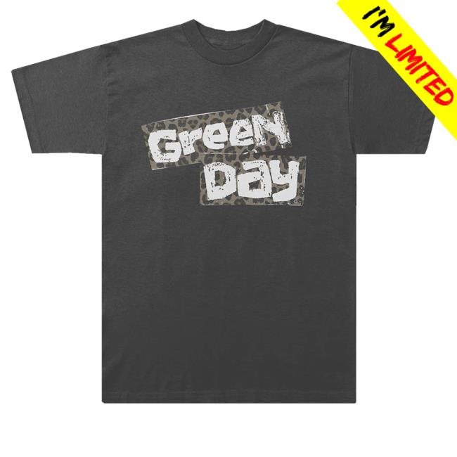 Official Greenday Merch Shop Store Cheetah Logo Tank Top - Teecandal
