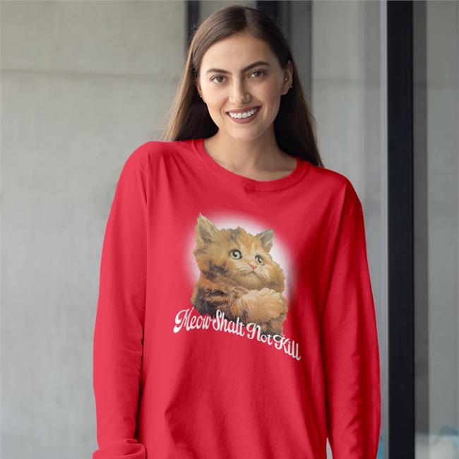 Shirtsthatgohard Store Meow Shalt Not Kill T Shirts