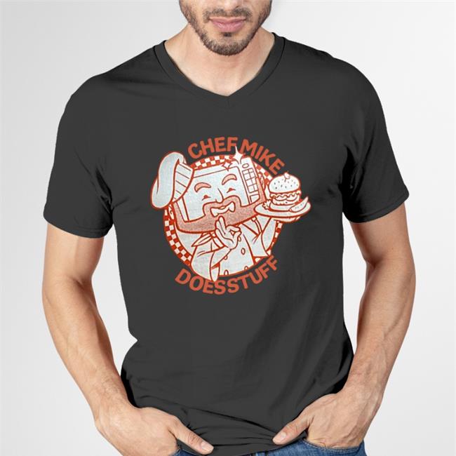 Chef Mike Haracz Chef Mike Does Stuff Shirts Rooster Teeth Store Funny Chef Mike Does Stuff Shirt