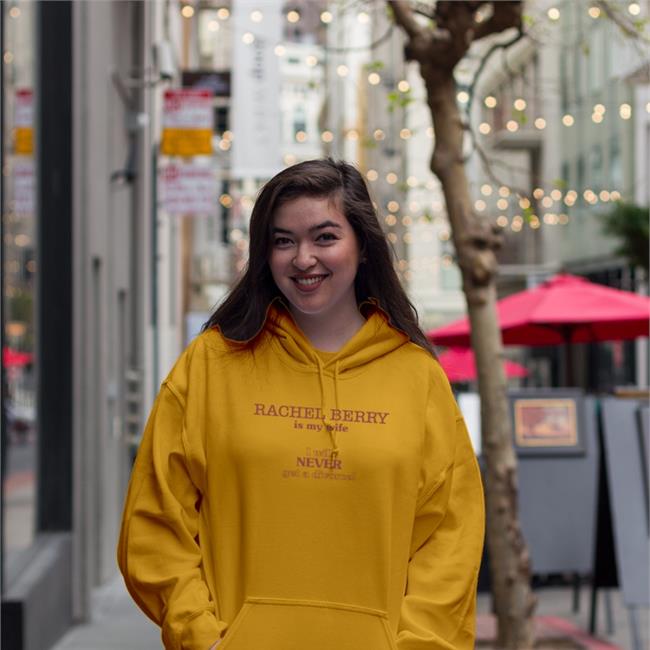 Rachel Berry Is My Wife I Will Never Get A Divorce T-Shirt Safe Place For Rachel Stans