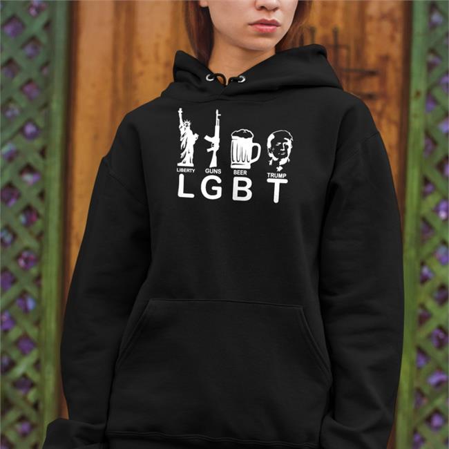 Lgbt Liberty Guns Beer Strump Tee