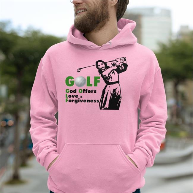 Golf God Offers Love Forgiveness Shirt