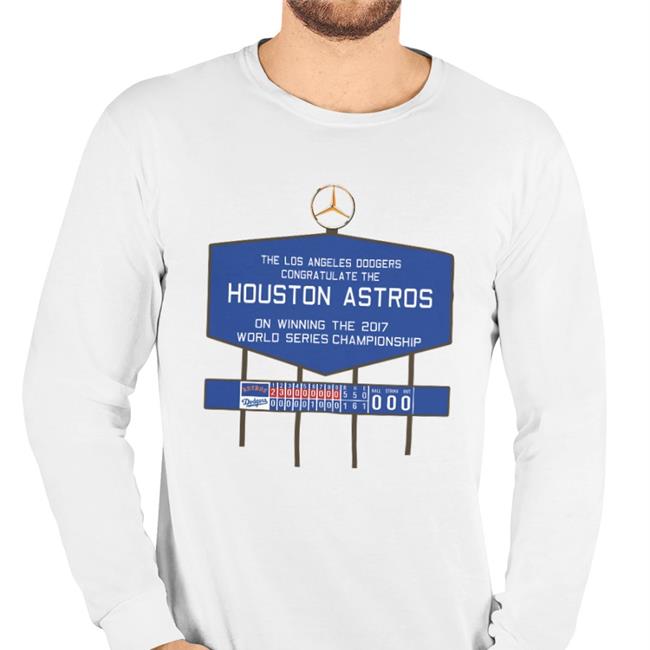 Agswin 713 Shirts Merch The Los Angerles Dodgers Congratulate The Houston Astros On Winning The 2017 Shirt