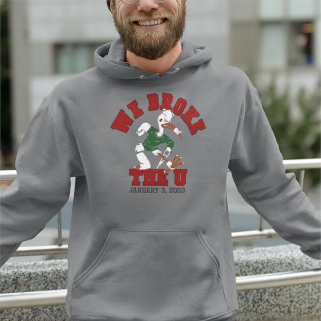 Jason Priestas We Broke The U January 3 2003 Hoodie Sweatshirt Eleven Warriors Dry Goods Merch