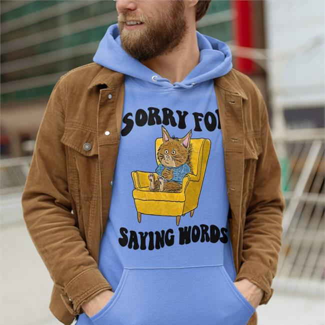 Jmcgg Sorry For Saying Words Tee Shirt Justinsartstore