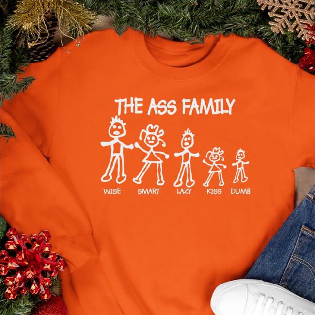 Boomer Core Black The Ass Family Wise Smart Lazy Kiss Dumb Shirt