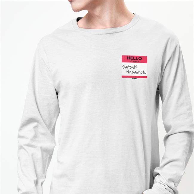 Hello My Name Is Satoshi Nakamoto Hoodie Sweatshirt
