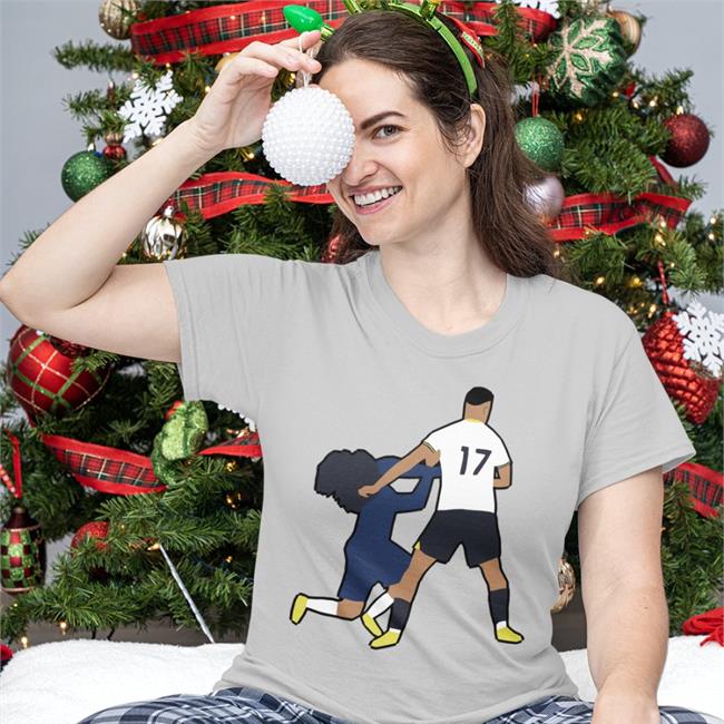 Digital Spurs Conte At The Wheel Digital Spurs Coys Cristian Romero Not Committing A Foul Shirt