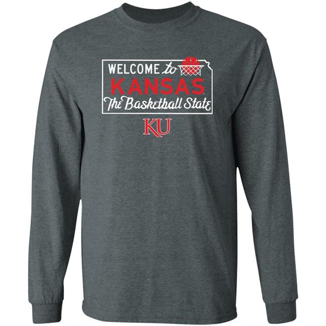 Basketball State Tee Welcome To Kansas The Baseball State Shirt Charlie Hustle Store Basketball State Tee Welcome To Kansas The Baseball State Shirt Charlie Hustle Store