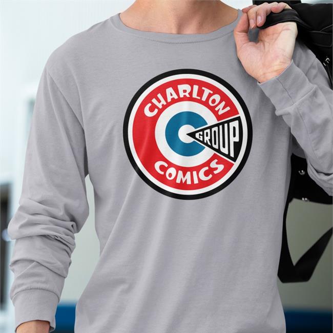 Charlton Comics Group Tee Shirt Grey Aaron Meyers