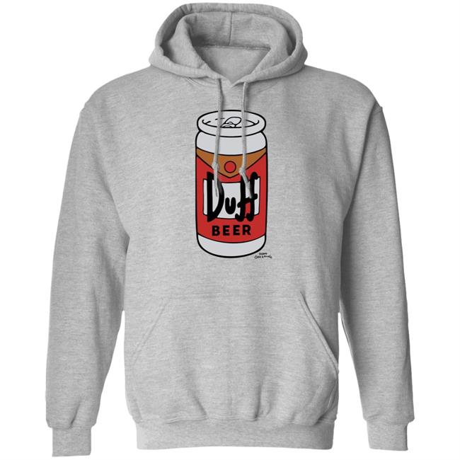 Simpsons Duff Beer Universal Studios Parks Hoodie Sweatshirt