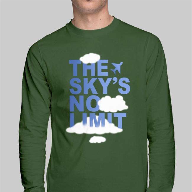 The Sky's No Limit Tee The Sky's No Limit Shirt Cloud Williama33