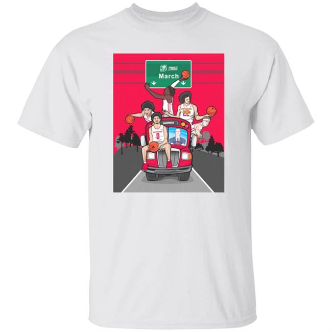 Rutgers Scarlet Knights Men's Basketball The Scarlet Knights Bus Is En Route To Dayton Ohio Shirt Rutgersmbb