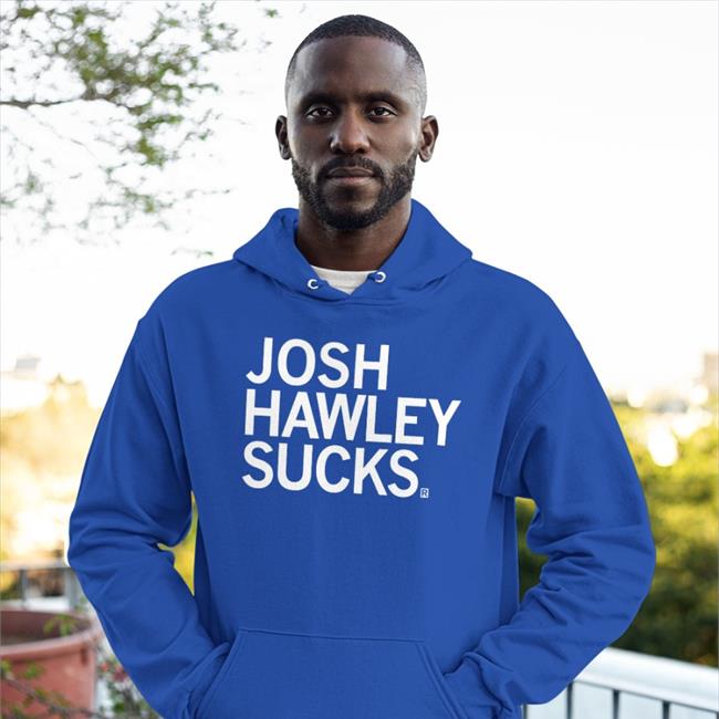 Raygun Store Josh Hawley Sucks Tee Shirt BluesMay