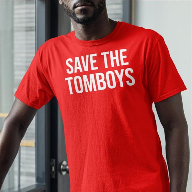 Black Save The Tomboys T Shirt Gaysagainstgroomers Merch