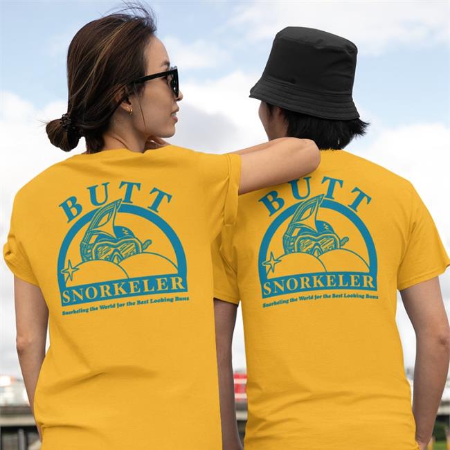 Shirts That Go Hard Butt Snorkeler Shirt Pink Butt Snorkeler Shirt