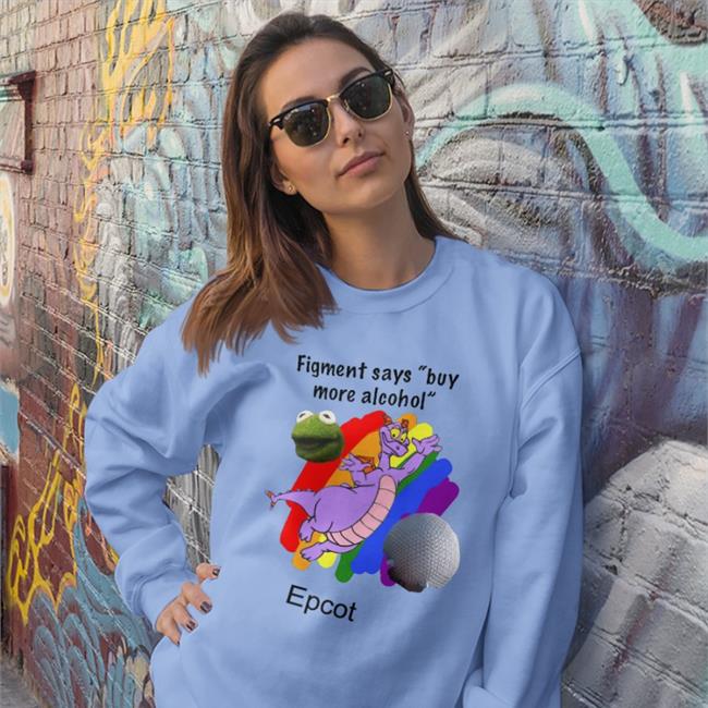 Fake Disney Facts Bruh Kermit Figment Says Buy More Alcohol Epcot Shirts
