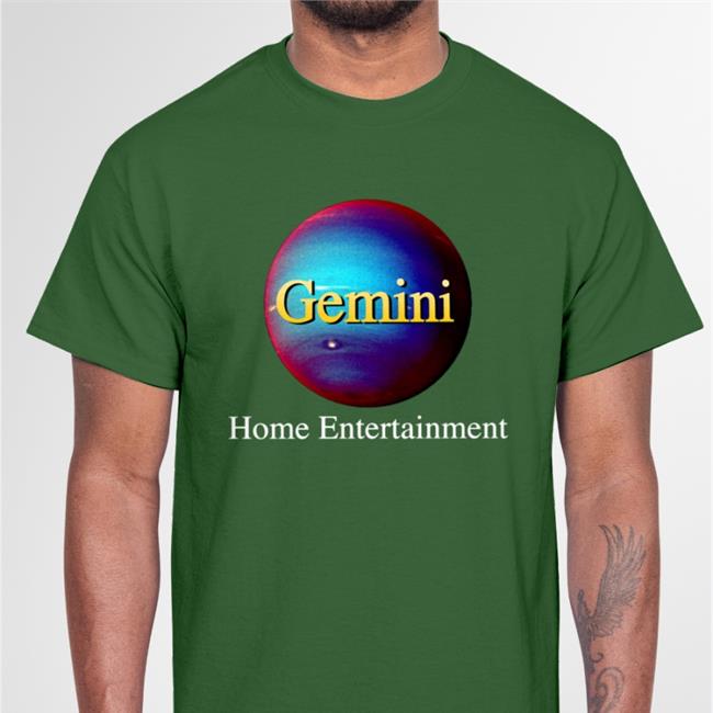 Gemini Home Entertainment Merch Gemini Home Entertainment T Shirt Daggz