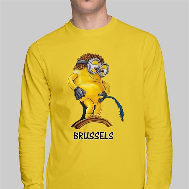 Minion Pee Brussels Shirt Blue Shirts That Go Hard
