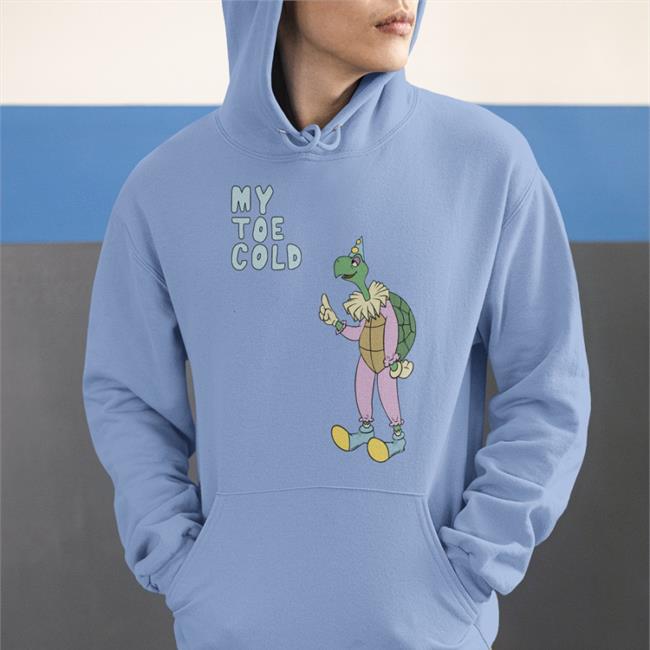 Drew Monson Store My Toe Cold Party Hat Turtle Shirt Mytoecold