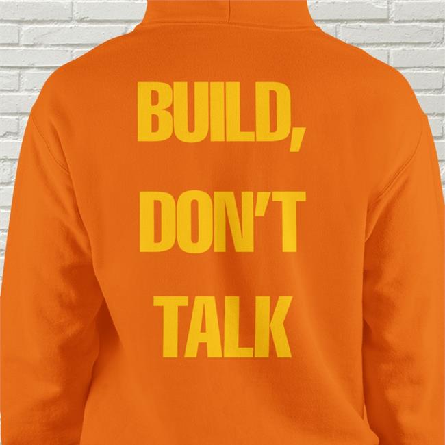 Raj Shamani Build Don't Talk T Shirt Black