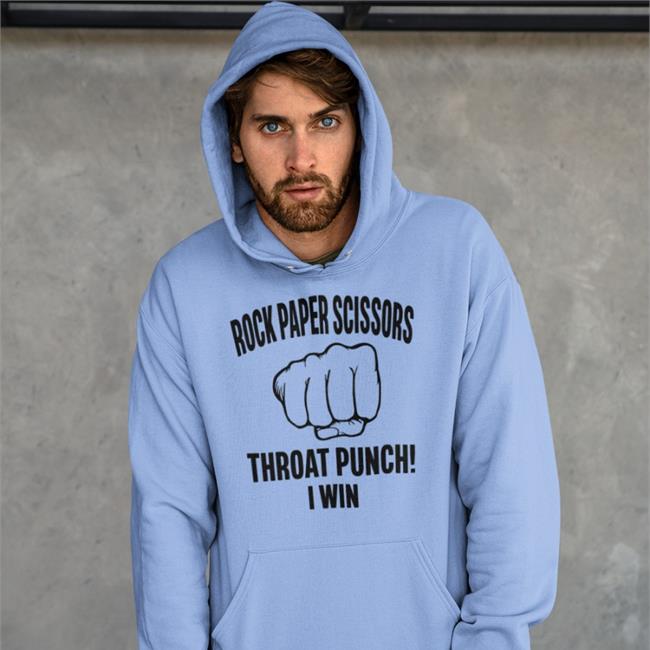 Rock Paper Scissors Throat Punch I Win T-Shirt Walmart Store