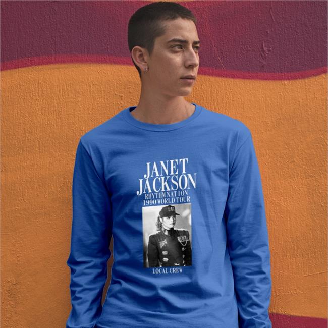 1990 Janet Jackson Rhythm Nation World Tour T Shirt 1990 Janet Jackson T Shirt