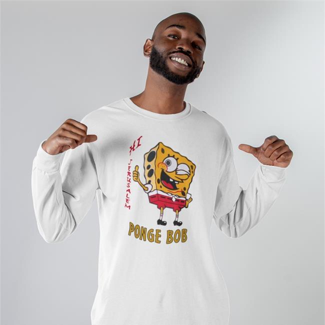 Hi Jerusalem Ponge Bob Hoodie
